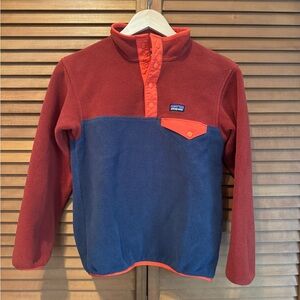 Patagonia Kids Lightweight Synchilla Snap-T Fleece Size M - Like New